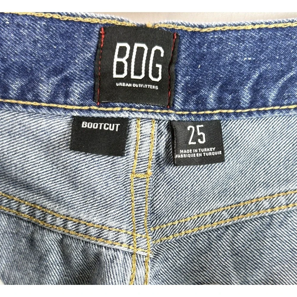 BDG Urban Outfitters Denim Jeans Womens Bootcut Size 25 Blue Solid